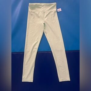 NEW Old Navy Girls Light Lime Green Leggings Powersoft High Rise Large 10-12